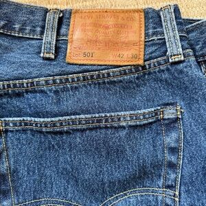 Levi's Classic 501 Straight Leg Button Fly Jeans W42 L30